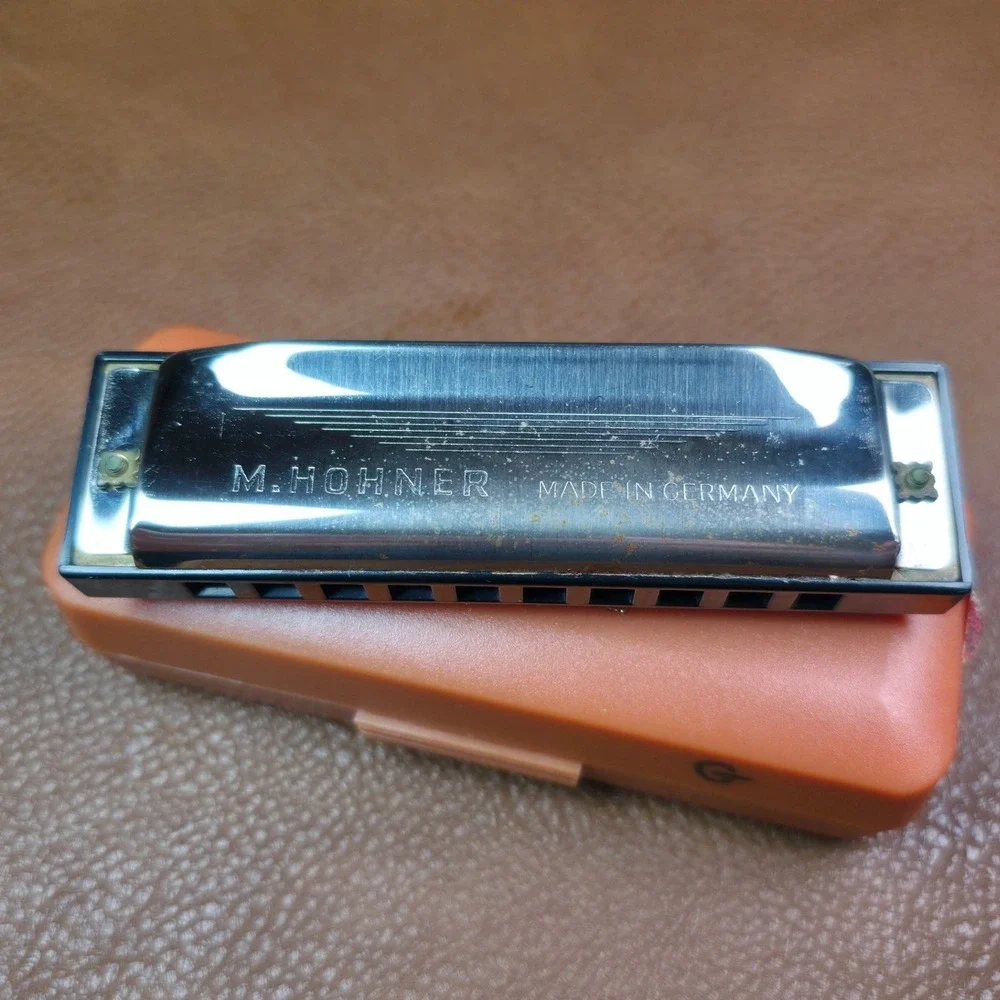 Vintage Hohner Special 20 Marine Band Harmonica Key of G Made in Germany w/ Case
